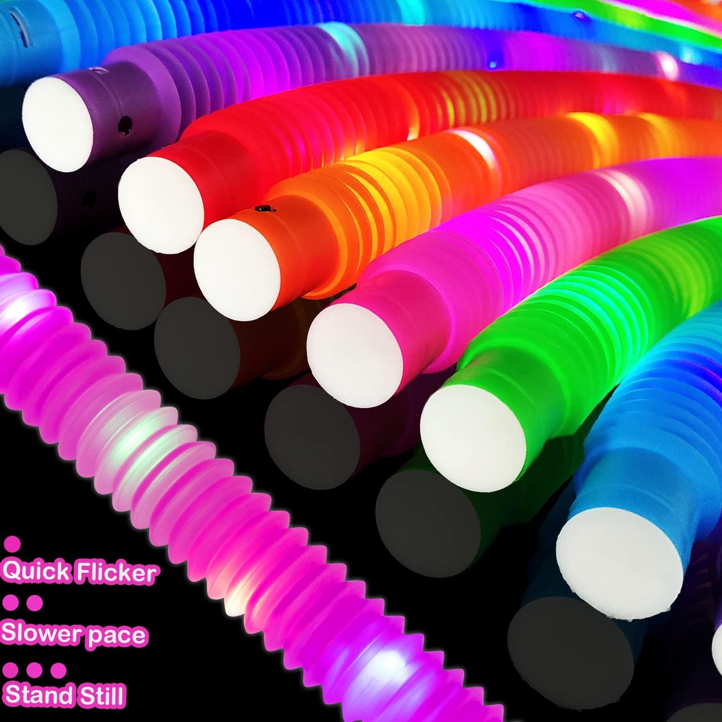 Glow Sticks Party Favors for Kids 12 PCS-Glow in Dark Party Supplies for Toddlers Halloween, Light Up Necklace Bracelet Accessories for Boys Girls, Neon Decorations for Birthday Dance Camp Care
