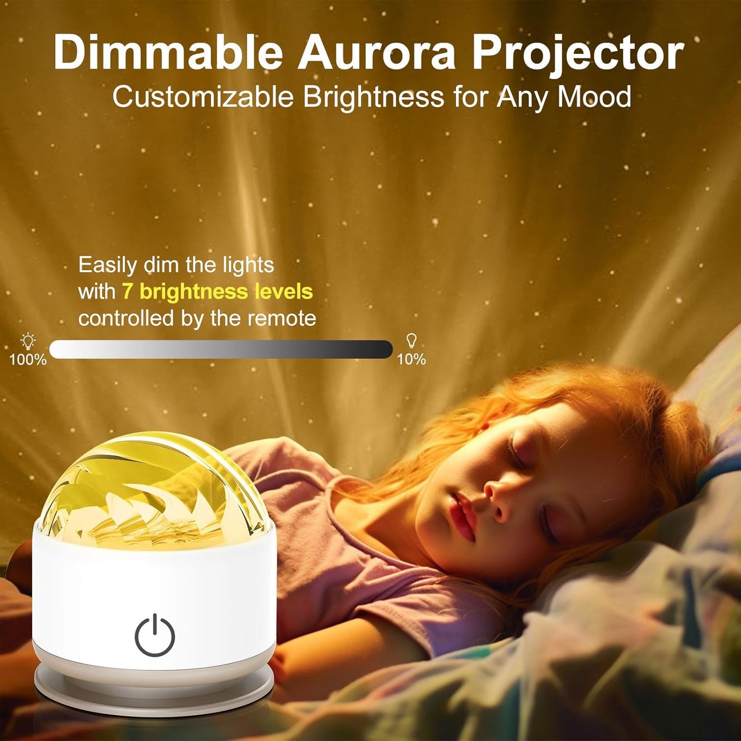 Northern Light Projector, Battery Operated Aurora Night Light, 16 Colors Galaxy Lamp Ocean Wave Ceiling Projector Mood Ambient Lighting for Bedroom Party Adults Kids Room Toddler Girl Gift