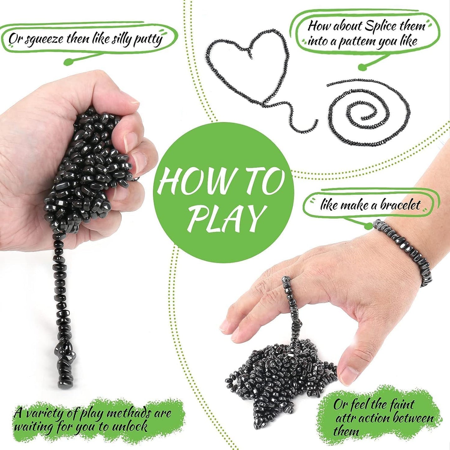 1000pcs Fidget Toys Adults ，Sensory Toys， Desk Fidgets Toys for Office Stress/Anxiety Relief (1000 PCS)