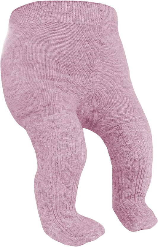 American Trends Baby Tights for Girls Cable Knit Cotton Leggings Newborn Pantyhose Soft Seamless Iinfant Stockings