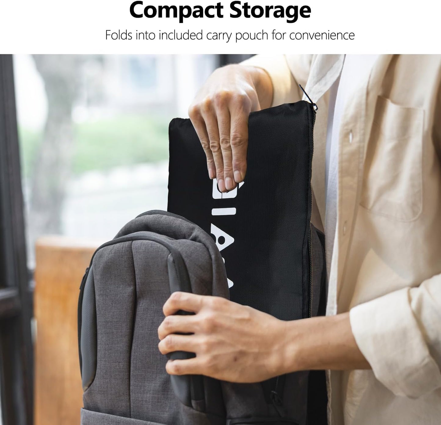 elaia Car Seat Travel Bag for Airplane, Waterproof Wearable with Straps, Large Capacity Padded Car Seat Check Bag, Perfect for Air Travel, Family Vacations, and Parents with Infants