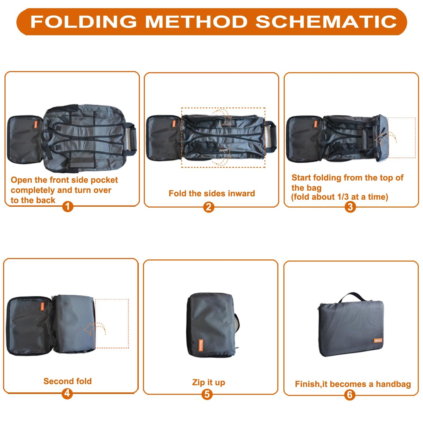 Mactso Stroller Travel Bag Compatible with GB Pockit Air Plus All Terrain and GB Pockit + All City, Lightweight Stroller Travel Backpack for Airplane (Grey, L)