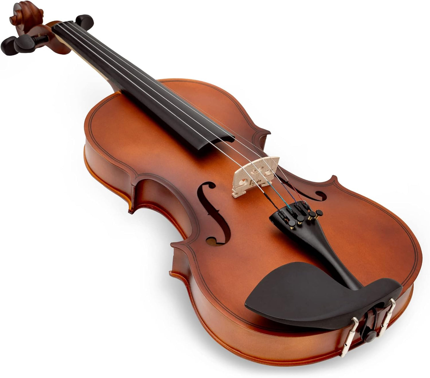 Poseidon 1/2 Violin Set Half Size Fiddle for Beginners with Hard Case, Bow, Rosin, Extra Violin Strings 1/2 Full Set, Digital Tuner, Shoulder Rest & Cleaning Cloth for Students, Children