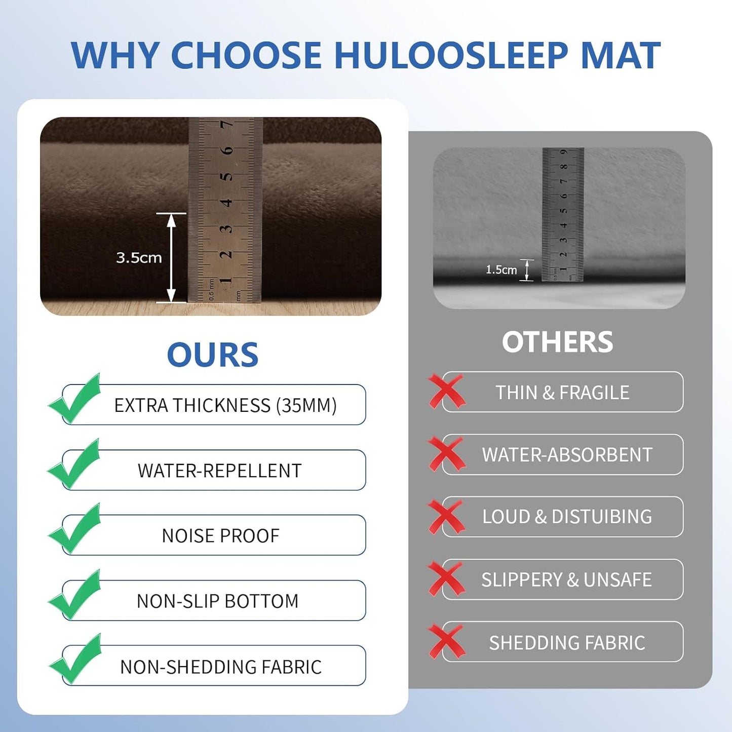 Baby Play Mat for Floor,1.3" Thick Elasti-Foam 74×50 Playpen Mat for Toddlers Infant kids,Water-Repellent Soft Coral Velvet for Tummy Time, Non-Slip Backing for Crawling,Tatami Style(Dark Brown)