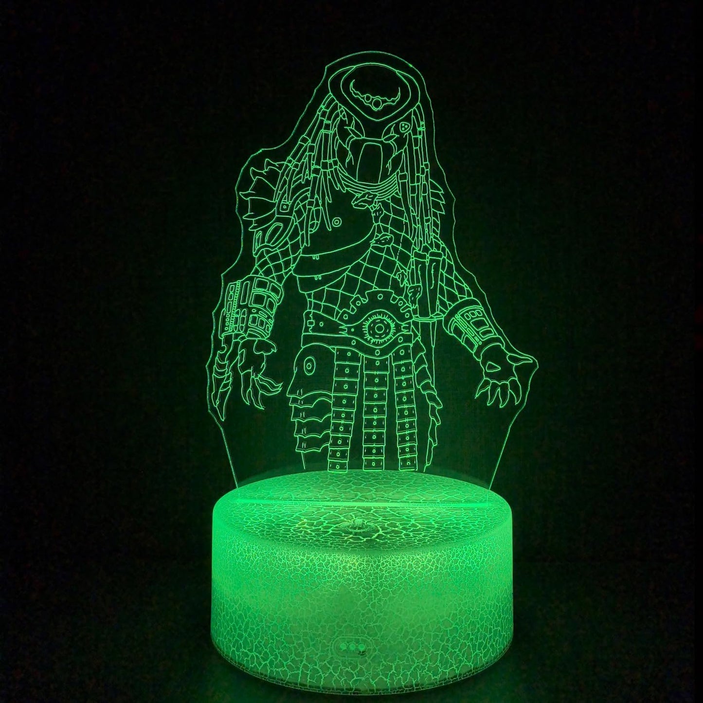 3D Alien Night Light, Horror Monster Illusion Table Lamp with 16 Colors Remote Control Touch Lamp LED USB Night Light Desk Lamps Room Decorations Home D¨¦cor