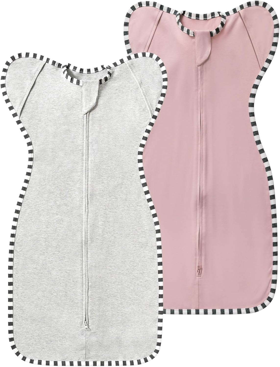 Baby Transition Swaddle 2-Pack, Newborn Sleep Sack, Arms Up Design (Arms In/Out), Infant Swaddle for Boys Girls
