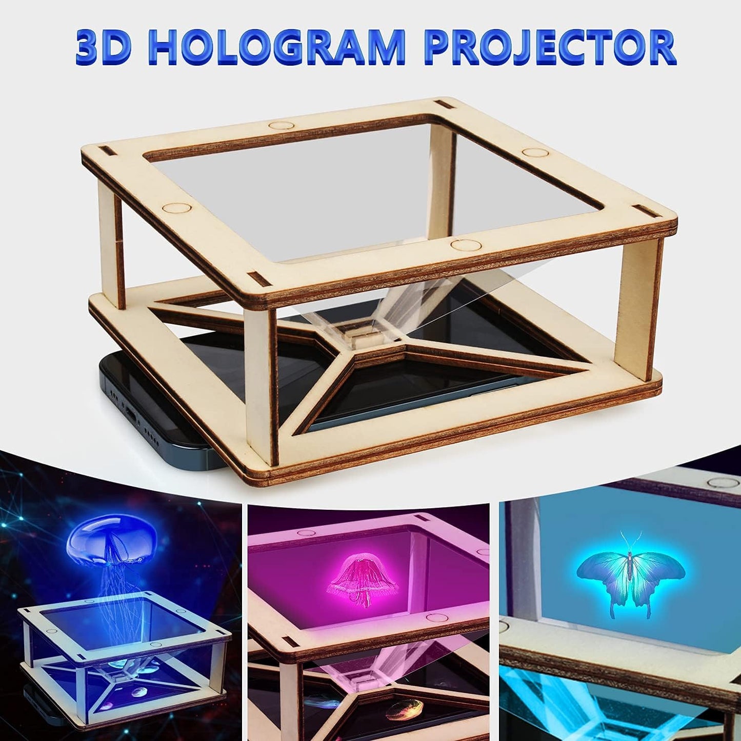 Poraxy 6 in 1 STEM Kits for Kids Age 8-10, Science Building Educational Experiment Projects 8-12, 3D Wooden Puzzles Crafts, Toys for Age 8-13, Gifts for Boys and Girls 6 7 8 9 10 11 12 13 Years Old