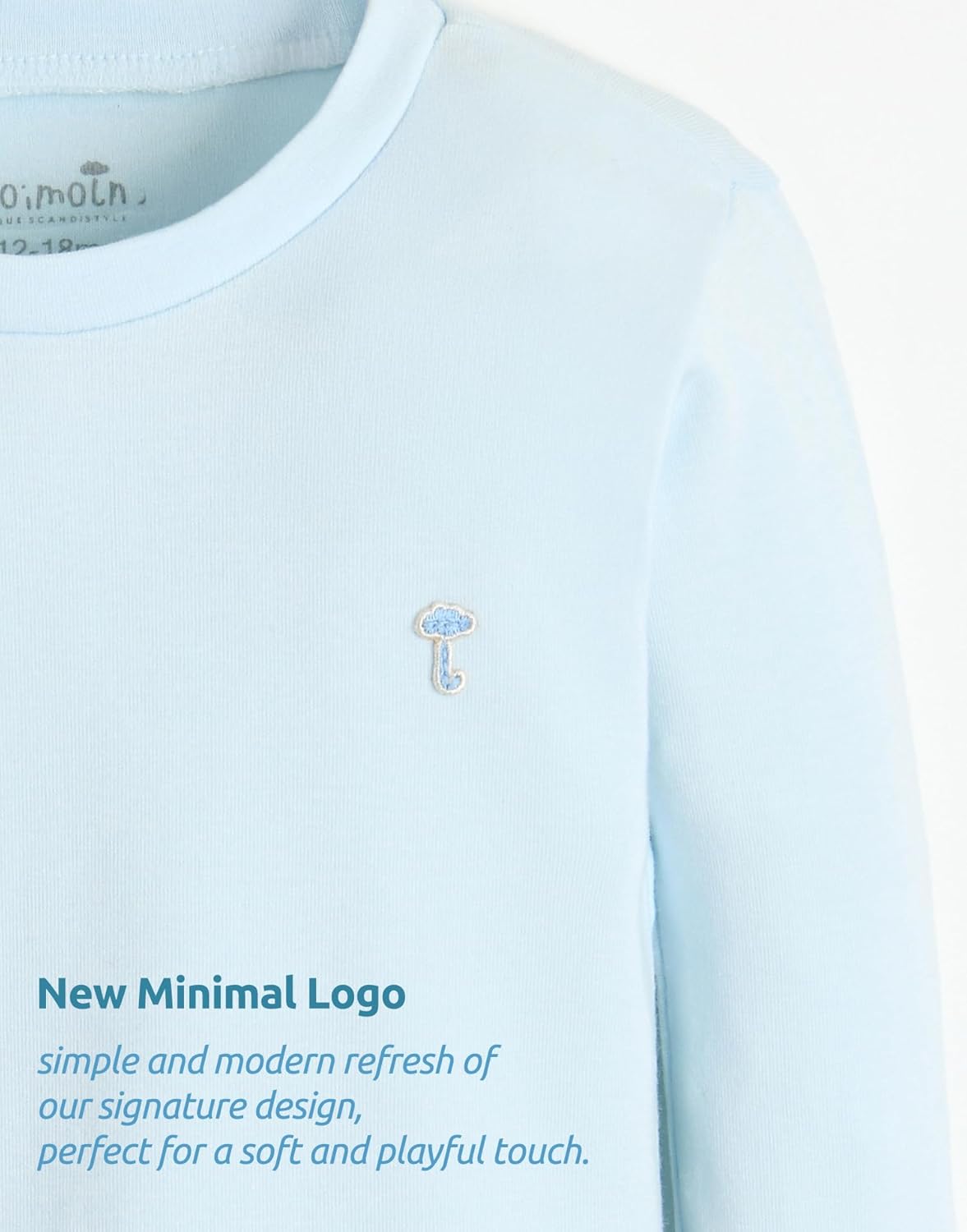 moimoln 6M-8Y Modal Cotton Solid Soft Breathable Baby Toddler Boys Girls Snug fit Pjs Long Sleeve Pajamas Set Sleepwear Daily