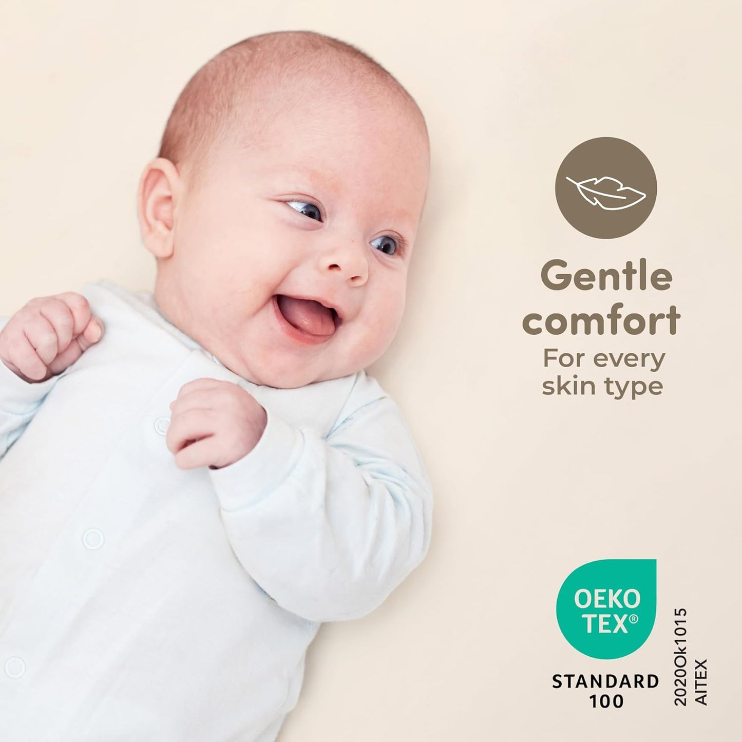 Sweety Fox 2-Pack Cotton Jersey Crib Sheets – Soft Fitted Sheets for Boys and Girls, Mini Crib Sheets, Toddler Bed Sheets (Pecan/Cream)