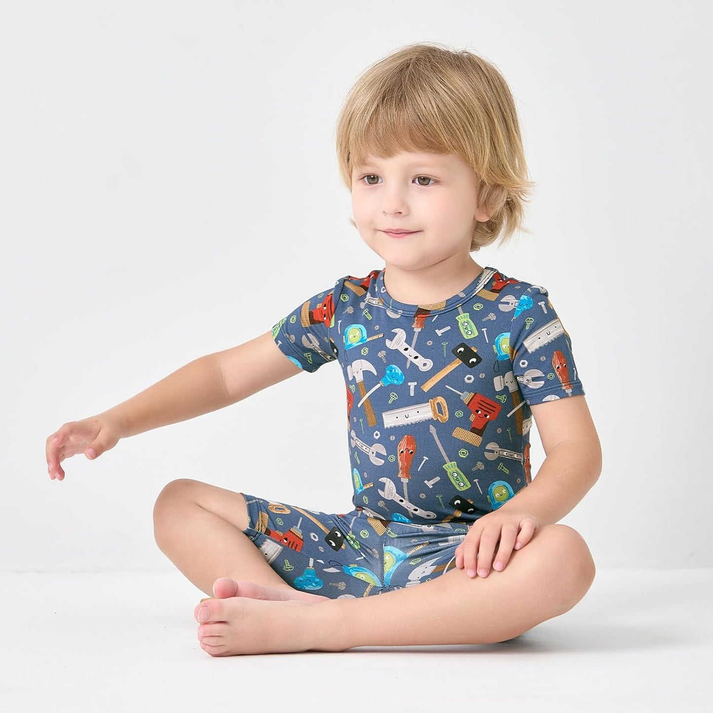 pureborn Baby Toddler Kids Viscose from Bamboo Pajamas Set Pjs 2pcs 18M-8Y