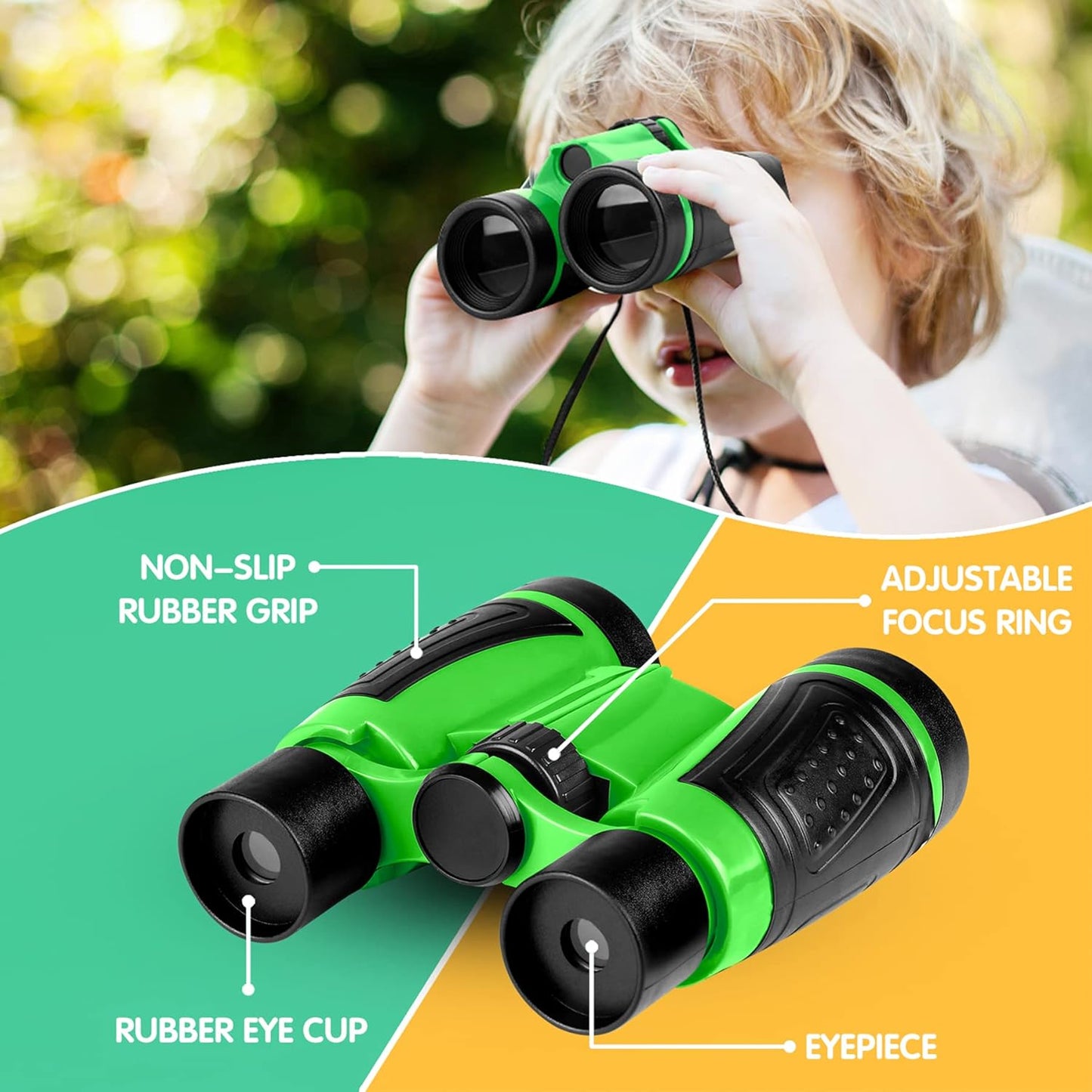 INNOCHEER Kids Explorer Kit & Bug Catcher Kit & Safari Costume Kit, Outdoor Exploration Set with Hat, Vest, Butterfly Net and Bugs Book for Boys Girls 3-12 Years Old (Camouflage Green)