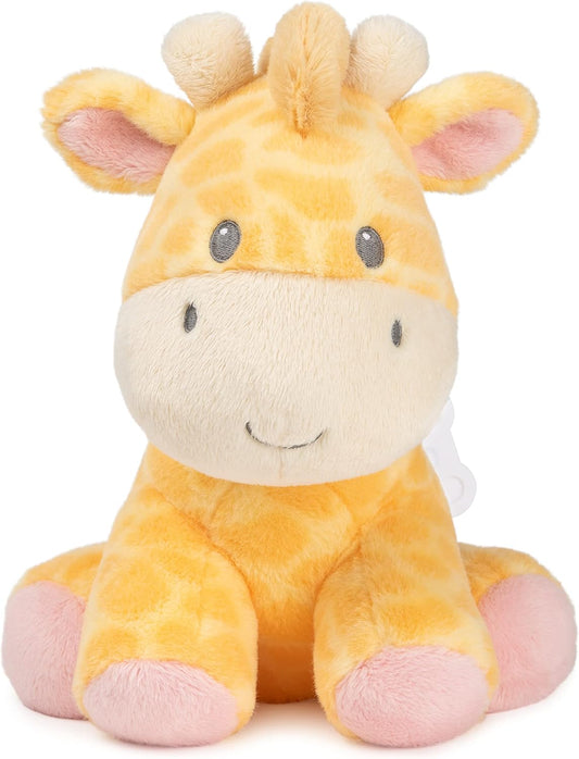GUND Baby Safari Friends Giraffe Keywind Musical Plush, Plays Brahms’ Lullaby, Stuffed Animal Sensory Toy for Ages 10 Months and Up, Yellow, 9”