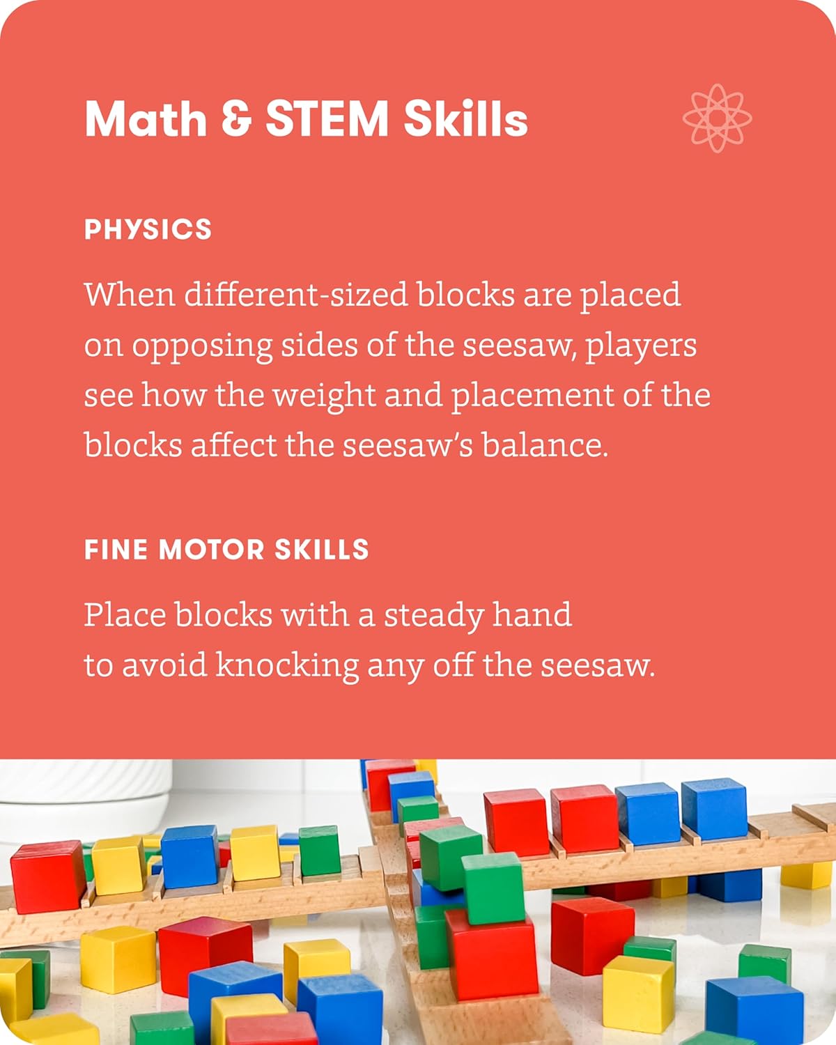 SimplyFun Kilter - The Educational Game of Levers & Motion - Irresistible Game & Hilarious Family Fun with an Introduction to Physics & Predicting Outcomes - Kids Game - 2 to 4 Players - Ages 8 & Up