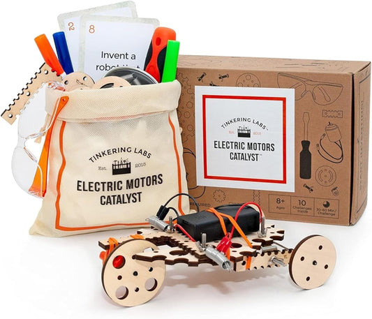 Robotics Engineering Kit | Designed by Scientists | 50 Plus Parts | 10 Plus STEM Projects for Kids 8 to 12 | Learn Electronics, Science | Grow Creativity, Grit | DIY Inventor Toy Gift