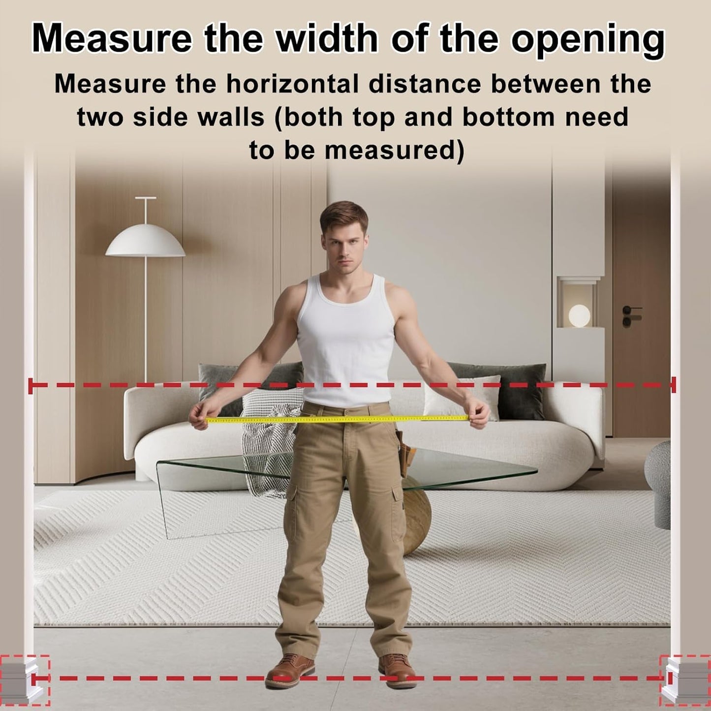 WAOWAO Baby Gate 62.20-71.26" Extra Wide Pressure Mounted Walk Through Swing Auto Close Safety Black Metal Toddler Kids Child Dog Pet Puppy for Stairs,Doorways,Kitchen