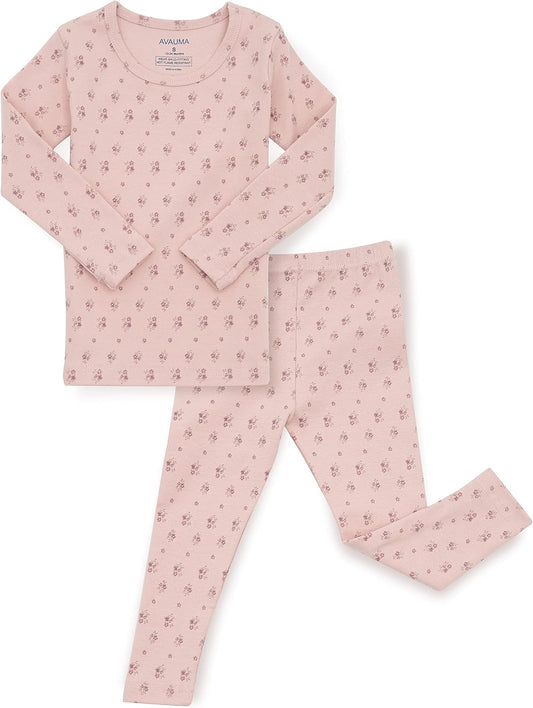 AVAUMA Baby Boys Girls Pajama Set 6M-7T Kids Cute Toddler Snug fit Pattern Design Pjs Cotton Sleepwear