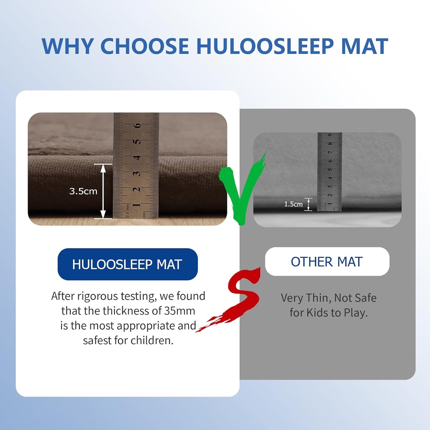 Baby Play Mat for Floor,1.3" Thick Memory foam Tummy Time Mat,Soft Coral Velvet Nursery Rug,Extra Large Non Slip Crawling Mat for Toddlers,Infants,kids,Yoga,Tatami Style for Living Room(Dark Brown)