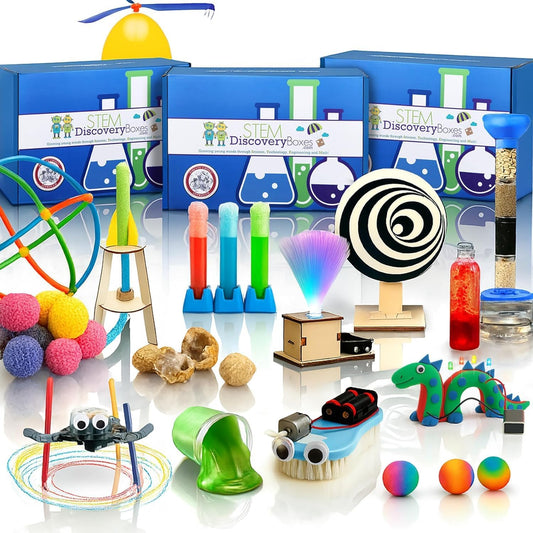 – 3 Month Subscription | 3 Science Kits, 9 Total Hands-On STEM Projects | Educational Building Learning Toys & Activities for Kids Ages 7-12 | Boys & Girls Gift