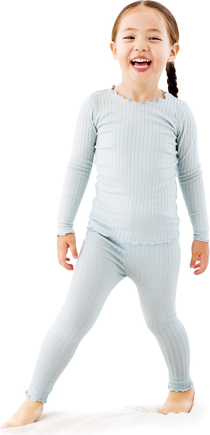 VAENAIT 6M-12Y Toddler Kids Girls Boys Soft Comfy Modal Tencel Solid Raglan Sleepwear Pajamas Pjs 2pcs/4pcs Set