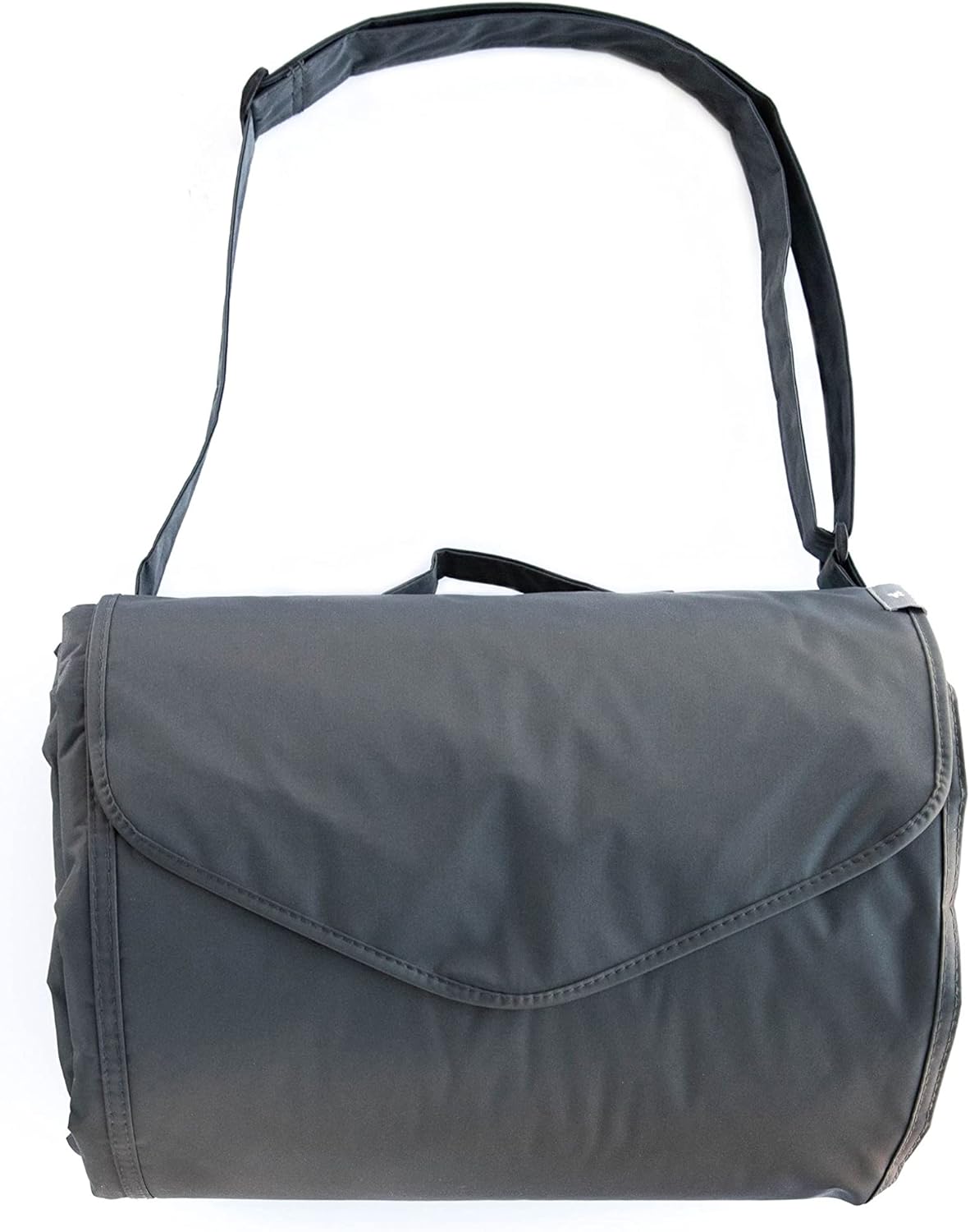 Little Unicorn 5'x10' XL Outdoor Family Picnic & Beach Blanket | Durable & Water-Resistant Fabric | Compact Fold & Easily Wipes Clean | Zipper Pocket (Midnight Poppy)