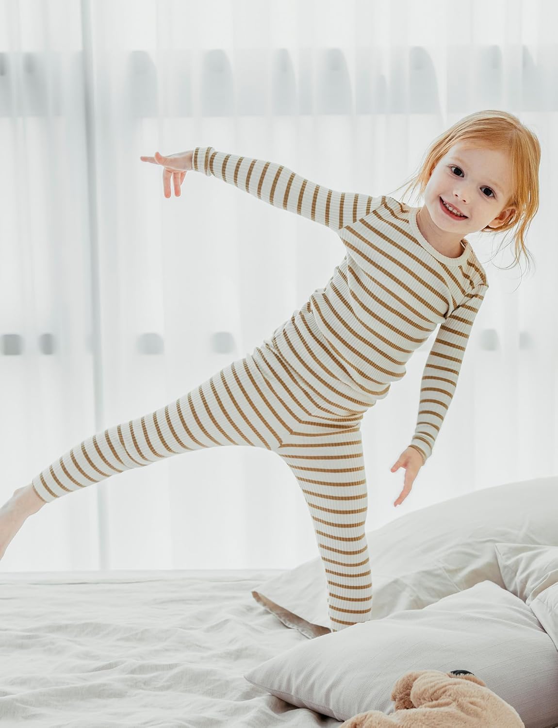 AVAUMA Baby Boys Girls Pajama Set 6M-7T Kids Cute Toddler Snug fit Pjs Cotton Sleepwear