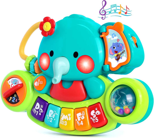Baby Piano Toy 6 to 12 Months Light Up Music Baby Toys for 0 6 9 12 18 Months Early Learning Educational Piano Keyboard Infant Babies Girl Toy 1 Year Old Boy Girls Gift