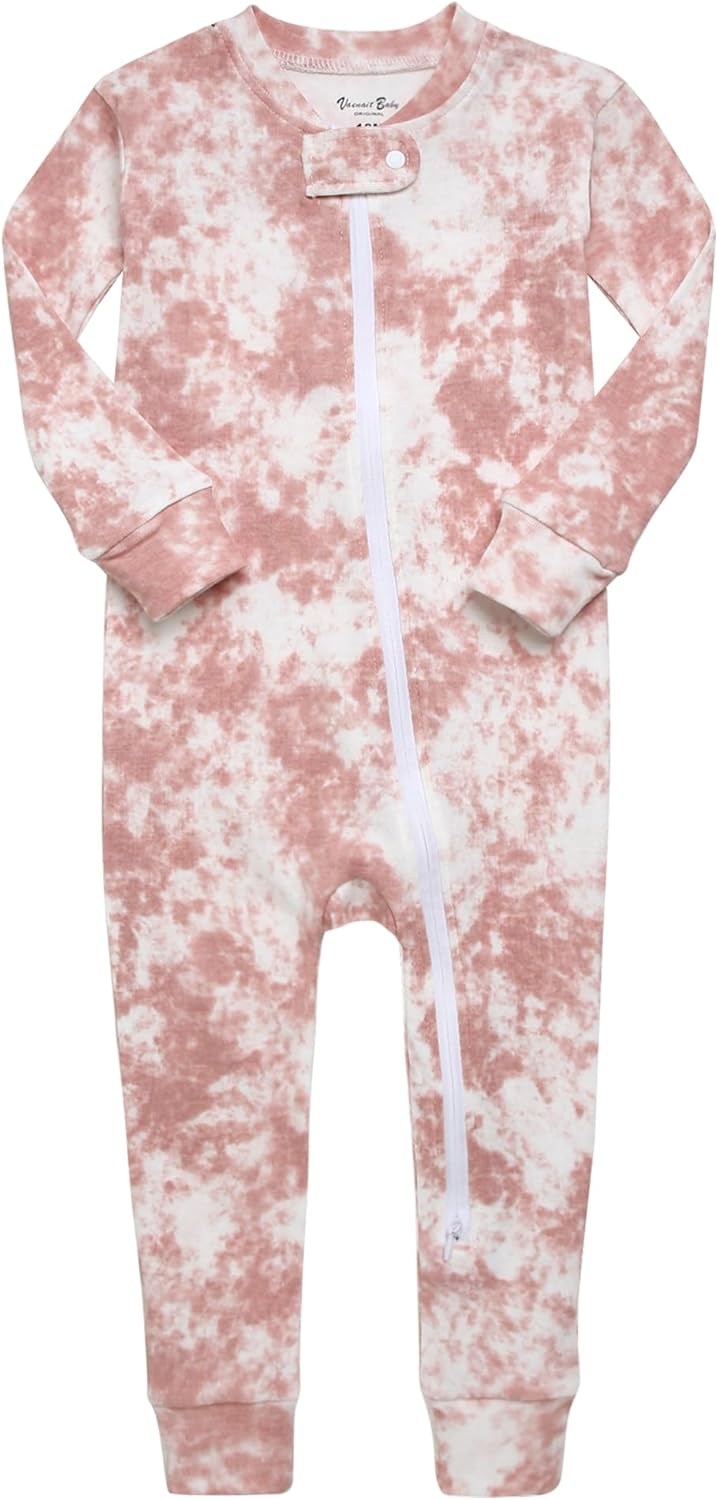 VAENAIT BABY Infant Toddler Boys Girls Footed Pajamas One-PIece Romper Sleep and Play 0M-2T