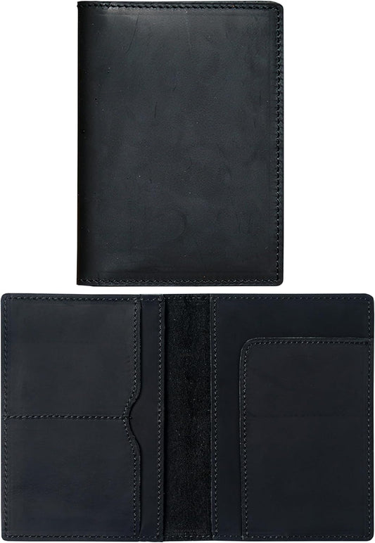 HIFA Leather Passport Holder, Handmade Passport Cover with Card and Ticket Slot - Genuine Leather, Elegant Design, Easy Access - Passport Case, Passport Wallet, Passport Holder