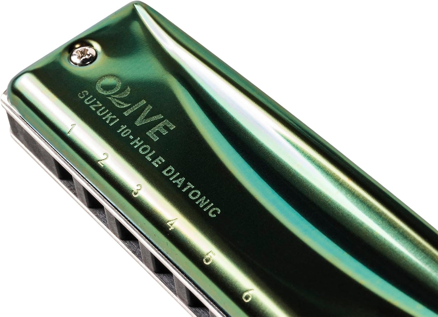 Suzuki Olive C20 10 Hole Diatonic Harmonica - Key of C