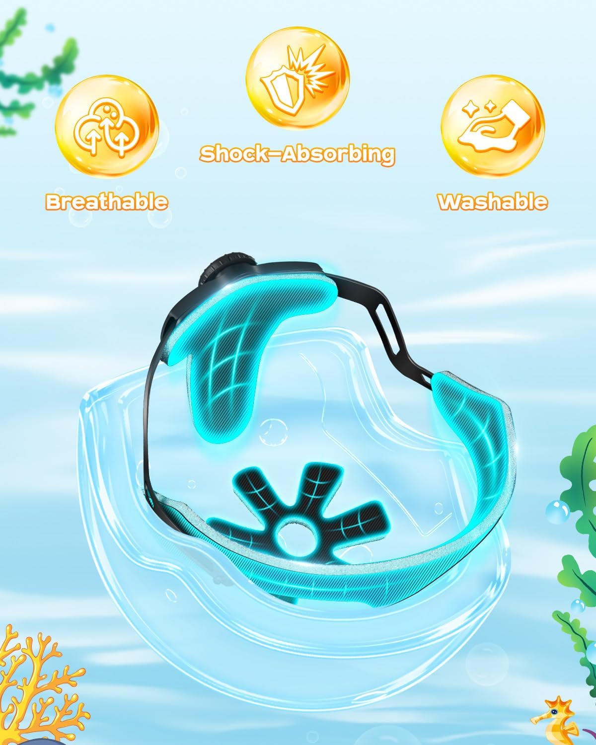 Kids Helmet, Toddler Adjustable Kids Ages 3-8 Years Old Boys Girls Multi-Sports Safety