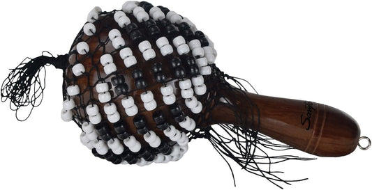 Sawtooth Wood Maracas, Dark Stain