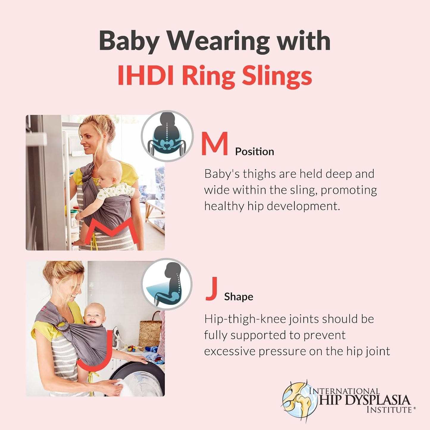 Mamaway Baby Ring Sling Carrier - Newborn and Toddler Sling (Supports up to 165lbs), IHDI Certified, Rayon & Linen Made, Soft & Breathable, Nylon 66 Safety Rings, Storage Pocket Design, Blue