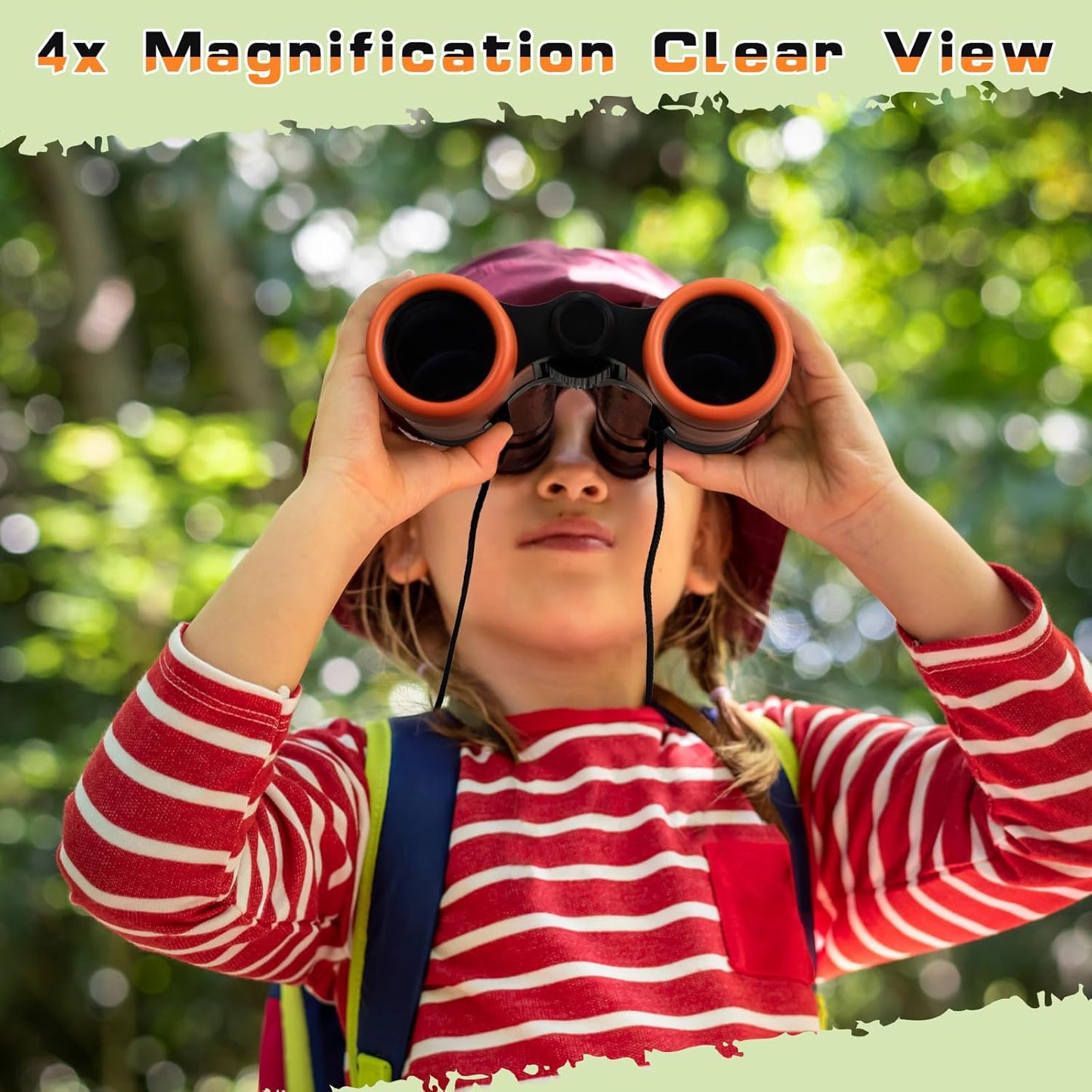 12 Pack Kid Binoculars Shockproof Mini Compact Binoculars Toys for Girls Boys Small Folding Telescope for Bird Watching Educational Learning Camping Birthday Gifts