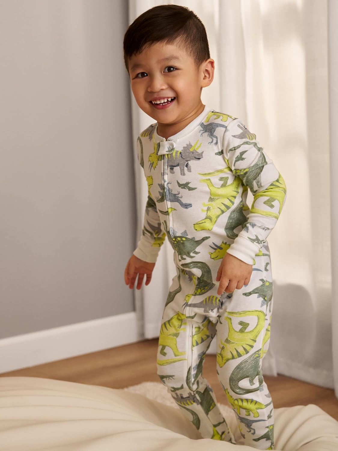 Simple Joys by Carter's Kids' 3-Pack Snug Fit Footless Cotton Pajamas
