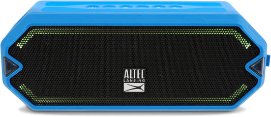 Altec Lansing - HydraJolt Wireless Bluetooth Speaker, Waterproof Portable Speakers with Built in Phone Charger and Lights, Everything Proof Outdoor, Shockproof, Snowproof, 16 Hours Playtime