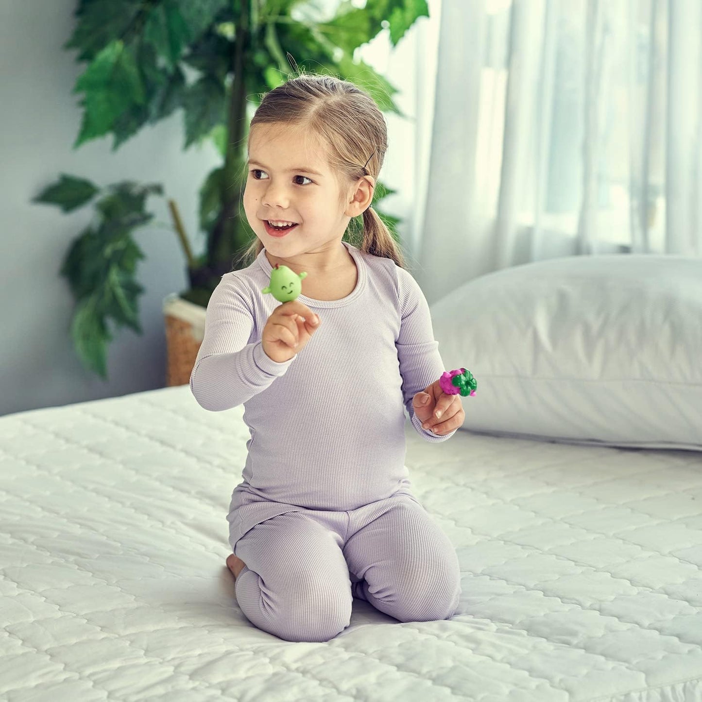 AVAUMA Baby Boys Girls Pajama Set Kids Toddler Snug fit Ribbed Sleepwear pjs for Daily Life Style