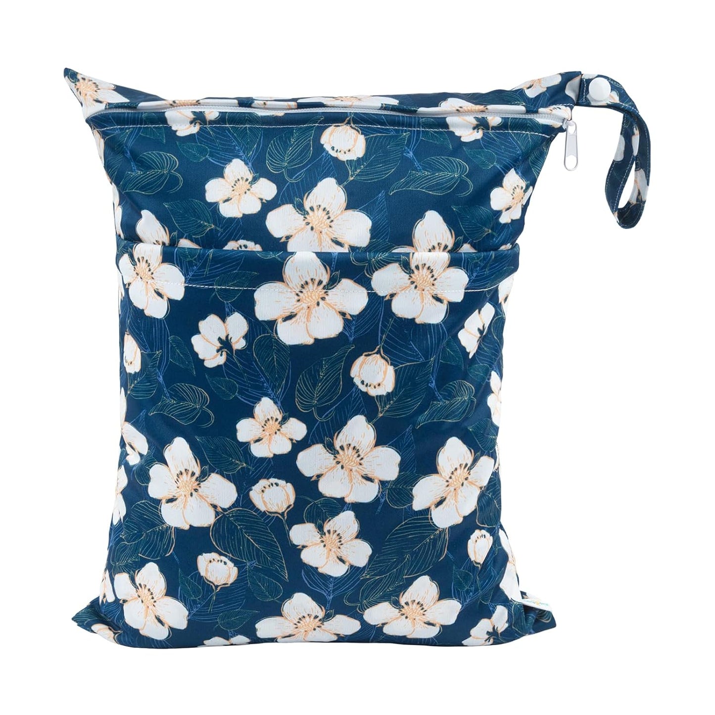 babygoal Wet Dry Bags for Baby Cloth Diapers, Washable Travel Bags, Beach, Pool, Gym Bag for Swimsuits & Wet Clothes with Two Zippered Pockets 3 Pack(S,M,L), 3SML02