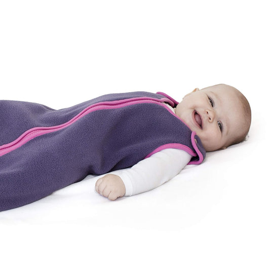 baby deedee Sleep nest Fleece Baby Sleeping Bag, Purple Rain, Large (18-36 Months)