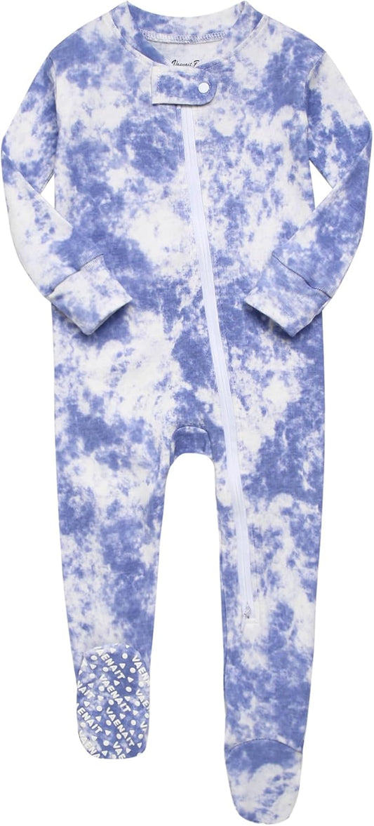 VAENAIT BABY Infant Toddler Boys Girls Footed Pajamas One-PIece Romper Sleep and Play 0M-2T