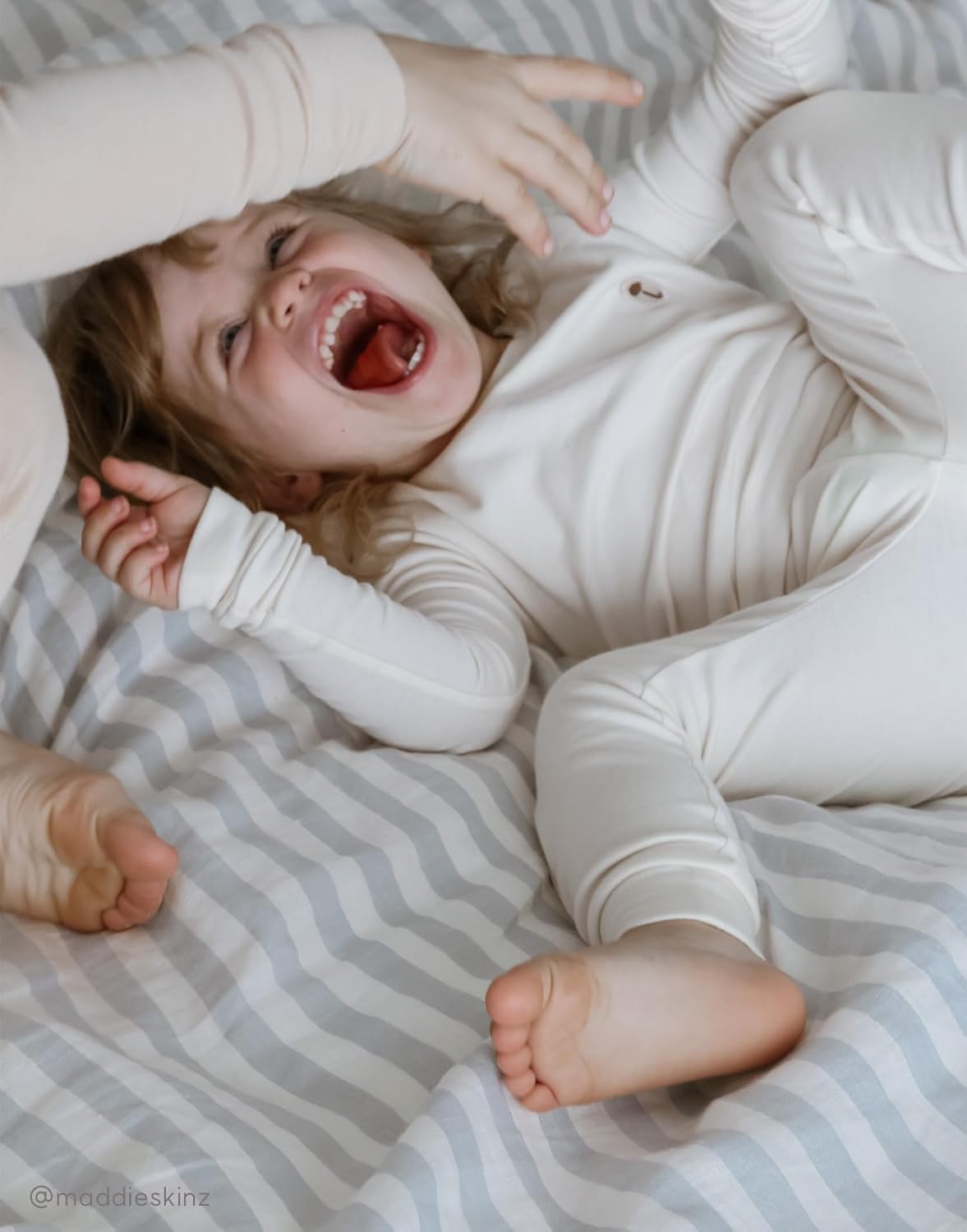 moimoln 6M-8Y Modal Cotton Solid Soft Breathable Baby Toddler Boys Girls Snug fit Pjs Long Sleeve Pajamas Set Sleepwear Daily