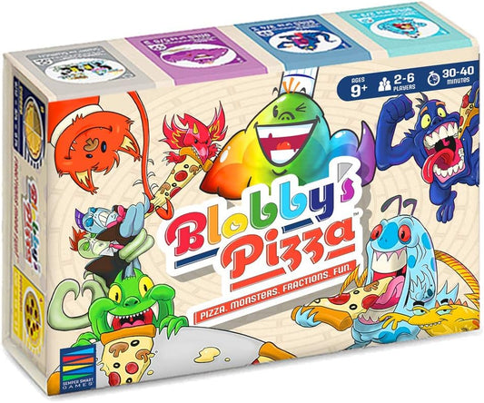 Blobby's Pizza Math Card Game: Crazy Fun Strategic Pizza Eating Contest Between Cute Monsters!