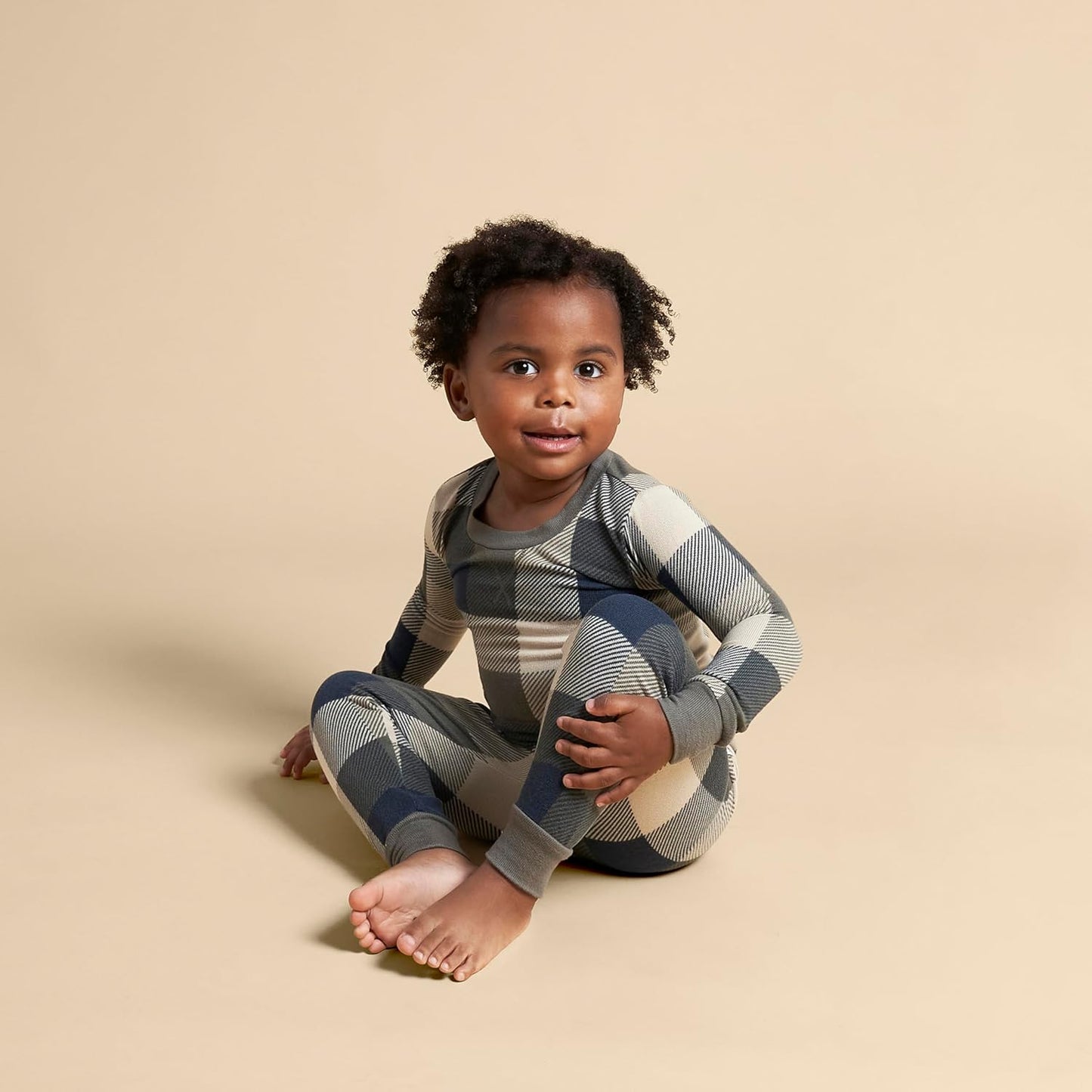 Modern Moments by Gerber Baby and Toddler Hacci Snug Fit 2-Piece Pajama Set