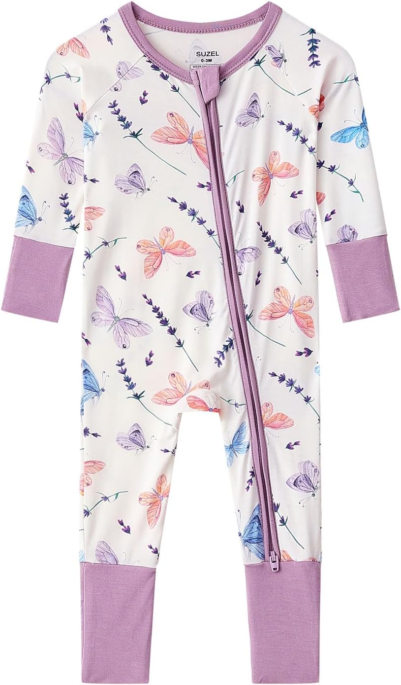 Baby Viscose from Bamboo Footless Pajamas Boys Girls Zippy Pjs Sleep 'N Play Romper - 0-24 Months