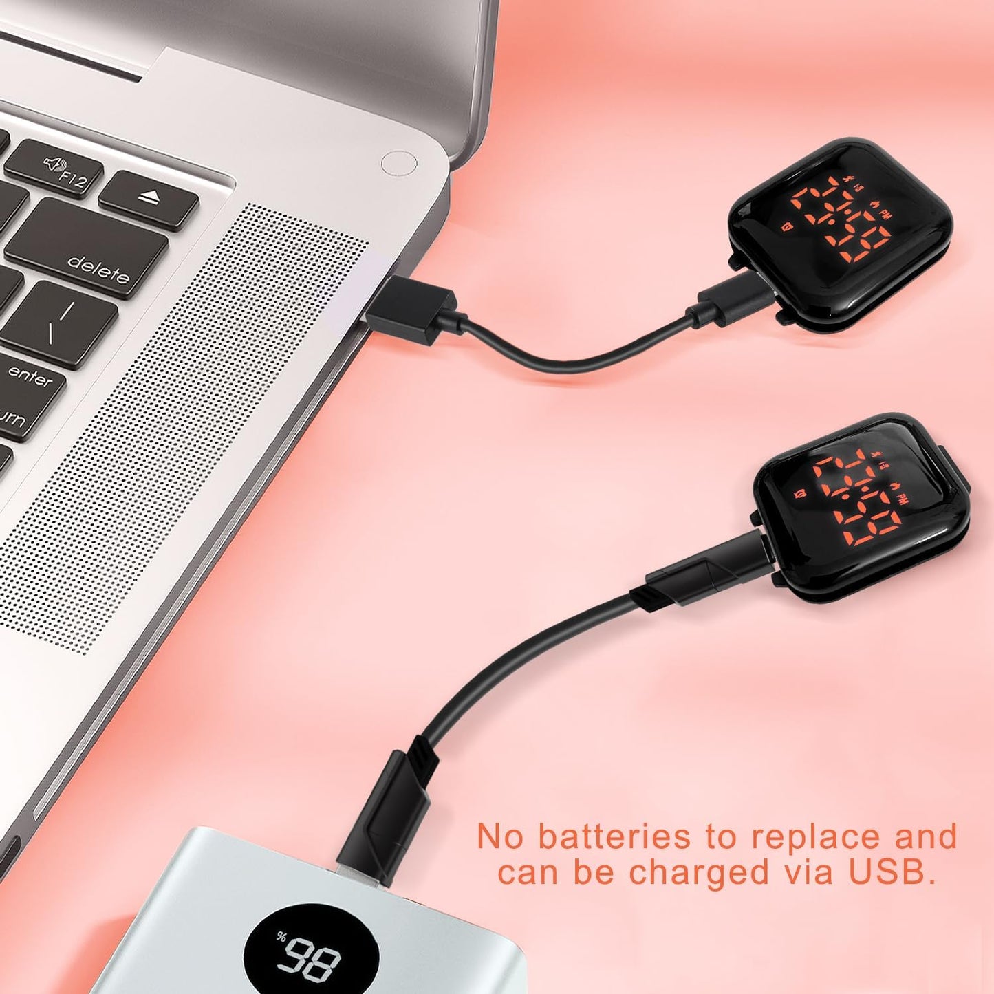 Kids Watches for Girls Boys Digital Sport Watch with Step Counter Pedometer Vibration Alarm Clock, No App Waterproof Fitness Tracker Kids Watch Boys Girls Teens Students Ages 5-16