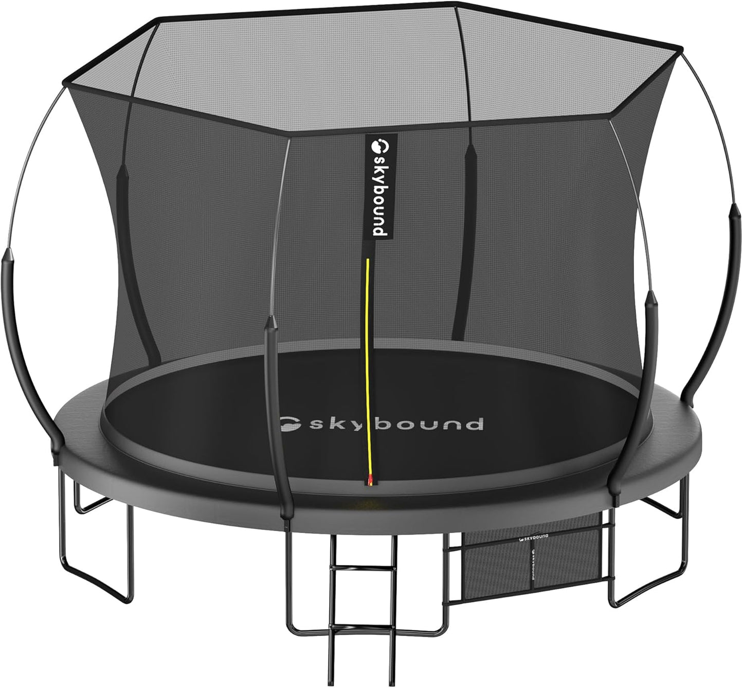 SkyBound 14 FT 12 FT 10FT 8FT 6FT Springless Trampoline for Kids and Adults - Recreational Trampolines with AntiRust Coating - Bungee Cords Outdoor Trampoline for Kids - No-Gap Design Zipper System