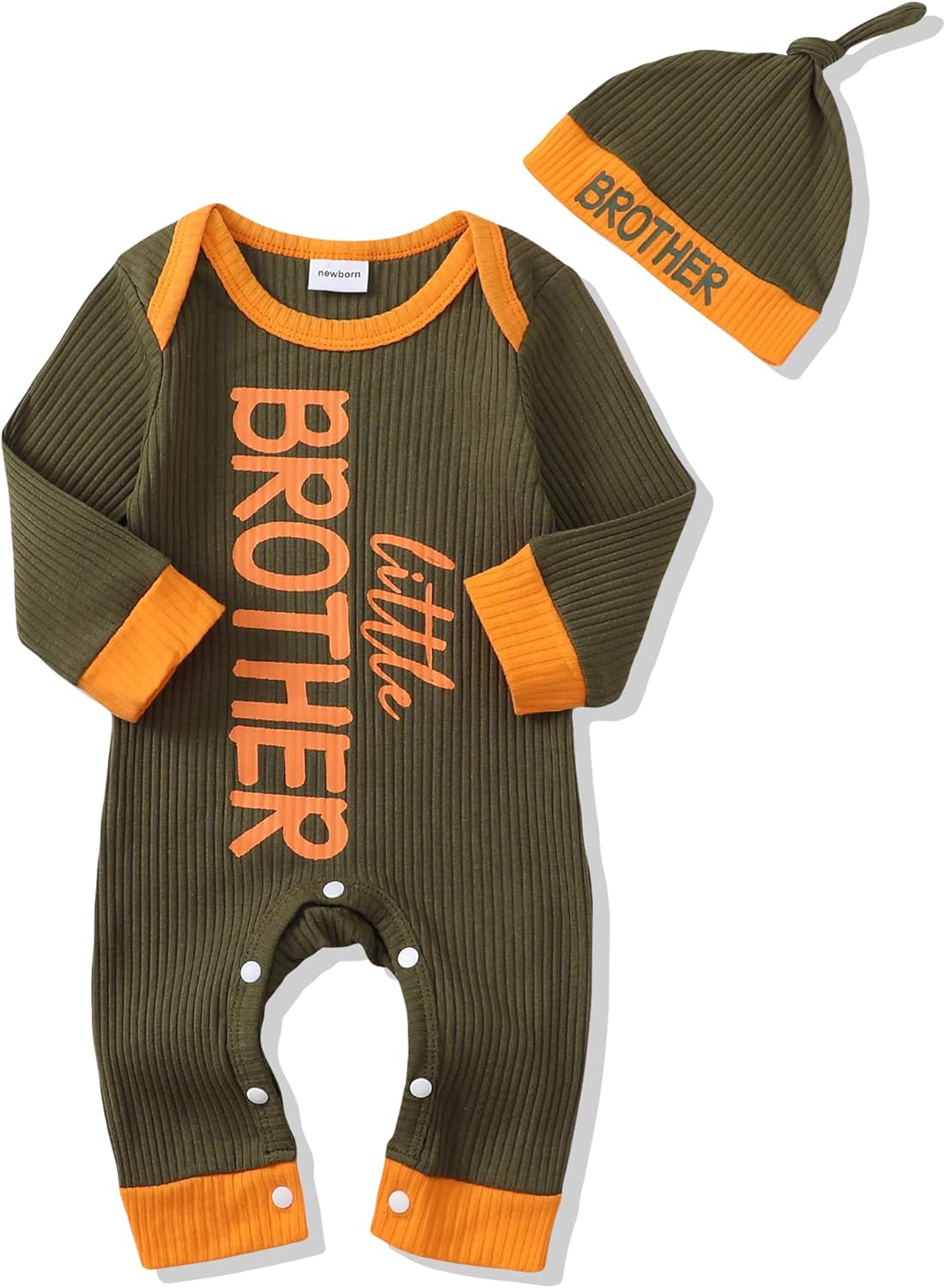 NZRVAWS Baby Boy Clothes Preemie Infant Boy Bear Outfits Jumpsuit Bodysuit Letter Print Romper