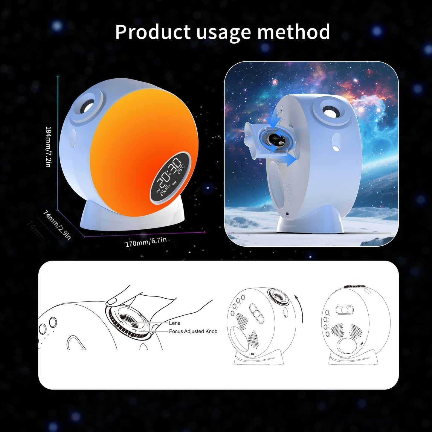 Galaxy Projector, Planetarium Star Projector Night Light with Timer and Remote for Bedroom,13 in 1 Night Light for Kids,for Teens,Christmas,Space for Kids Adults Bedroom Decor Birthday Gifts