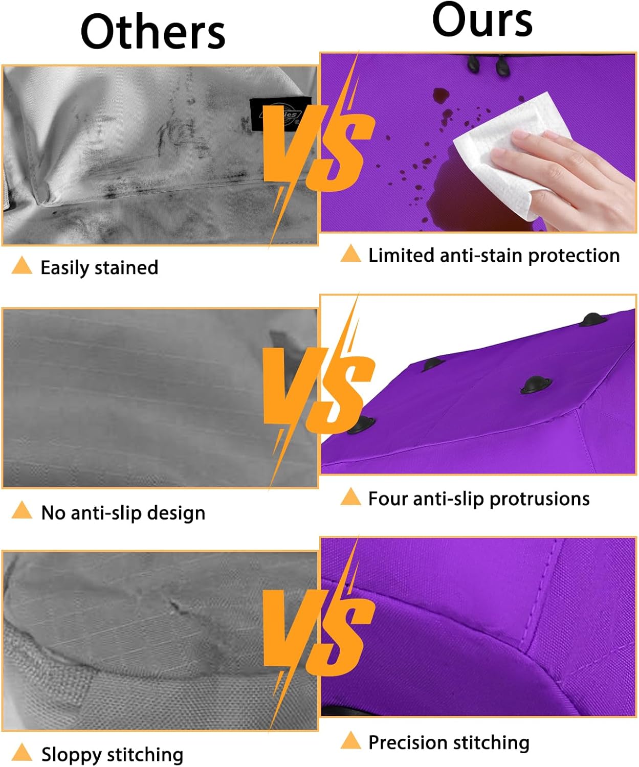 Car Seat Travel Bag for Airplane,Infant Seat Travel Bag with Shoulder Strap,Padded Car Seats Backpack with Reflective Stripes,Large Carseat Carrier Bag Travel Car Seat Cover,Purple