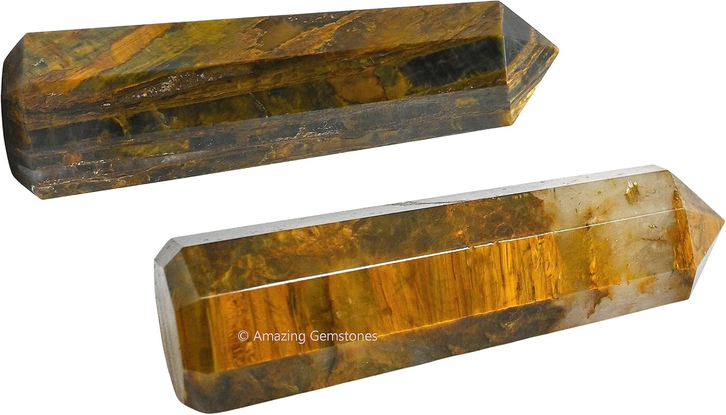 Amazing Gemstone Nellite Crystal Towers ~ Natural Healing Crystal Point Obelisk for Reiki Healing and Crystal Grid (2" to 3" INCH)