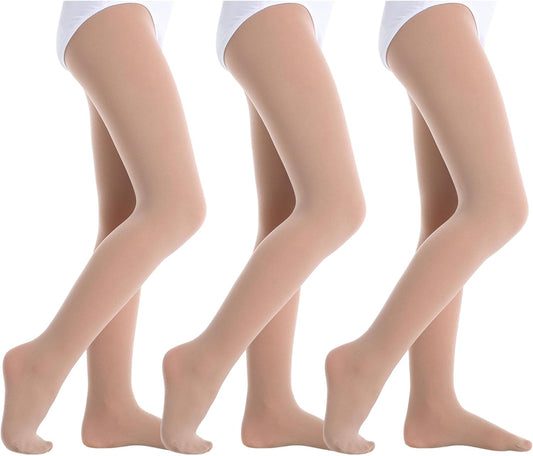 Toddler Girls Tights Dance Ballet Footed Leggings Ultra Soft Stockings for Kids Students